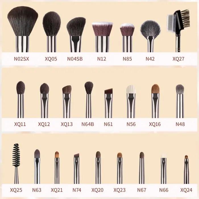 Ensemble de pinceaux de maquillage professionnels OVW 24 pièces adapté aux débutants