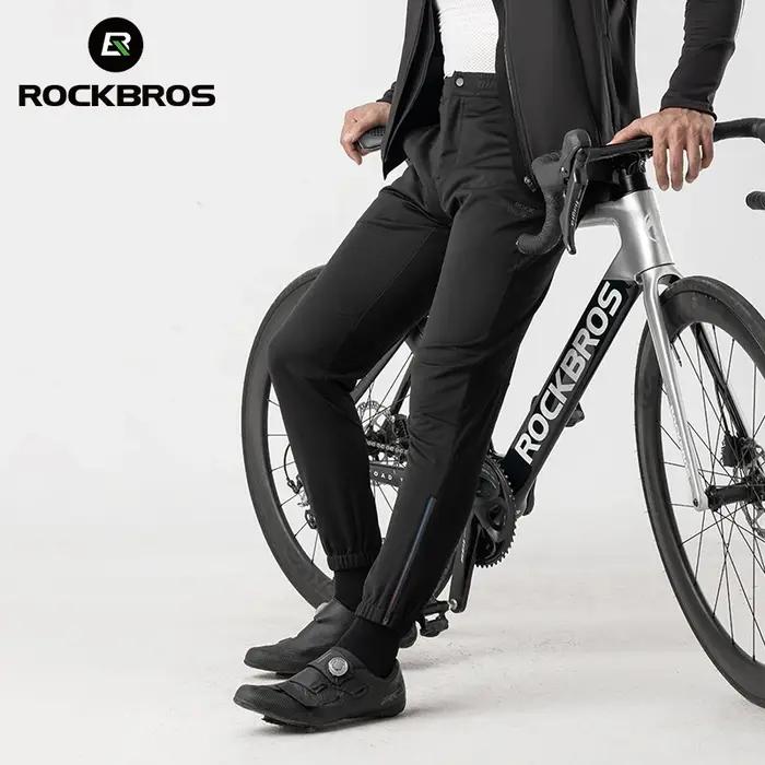ROCKBROS pantalons de cyclisme automne hiver décontracté coupe-vent doublé polaire pantalons longs é