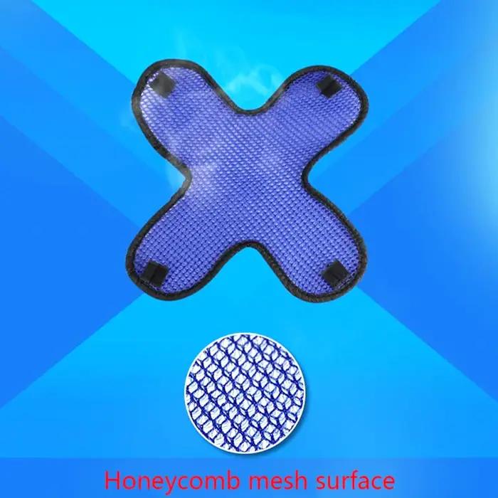 DSYCAR 1 pièces casque de moto coussin en maille nid d'abeille doublure isolante coussin de sécurité