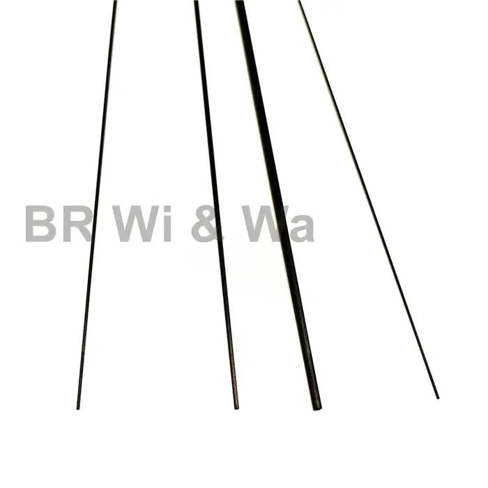BR Wi & Wa 4 pièces 50CM pointe de canne en carbone massif blanc sans peinture composants de constru
