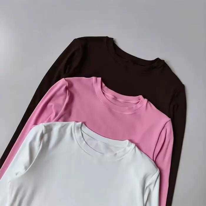 Vêtements de yoga d'automne pour femmes séchage rapide évacuation de l'humidité hauts de sport remise en forme yoga pilates occasions spéciales