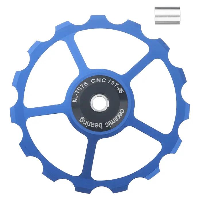 Galet de dérailleur arrière de vélo VTT à roulement céramique, rouleau guide de vélo de route en AL7