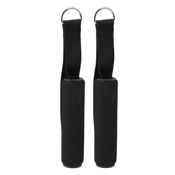 1 paire de poignées de corde de traction, accessoires de Fitness, bande d'exercice, poignée de rally