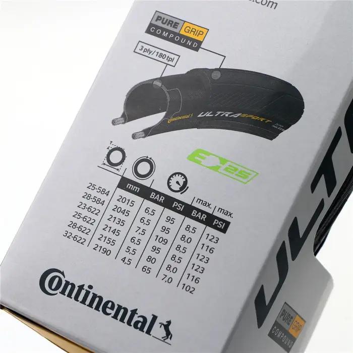 Continental ULTRA SPORT III pneu Original véhicule de route pliant Anti-crevaison pneus de vélo 700x