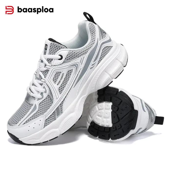 Baasploa femmes chaussures de Sport maille respirant léger chaussures de marche décontractées femme