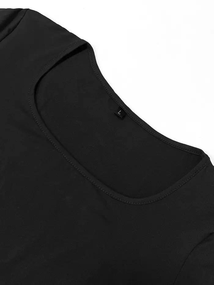 Robe moulante à manches longues pour femmes, robe longue Chic basique minimaliste décontractée à la