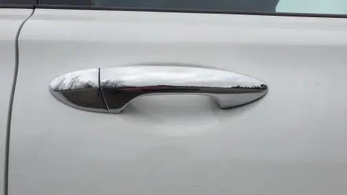 Couvercle chromé de poignée de porte de voiture, garniture de style, superpositions, accessoires pou