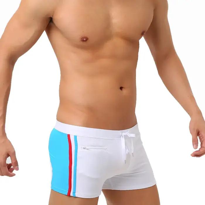 Maillot de bain homme push-up boxer - Short de plage sexy respirant avec poche