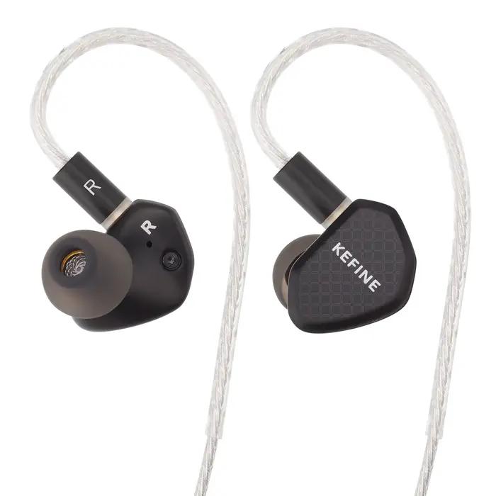 Écouteurs intra-auriculaires Hi-Fi Kefine-Klean avec diaphragme dynamique DLC de 10 mm, embouts et c