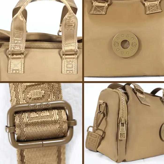Sac à bandoulière pour femmes à la mode, sac à main, matériau en nylon lisse et durable, poche magné