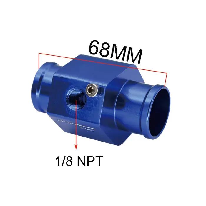 Jauge de température d'eau LED bleue personnalisée, température de l'eau de voiture de course, capte
