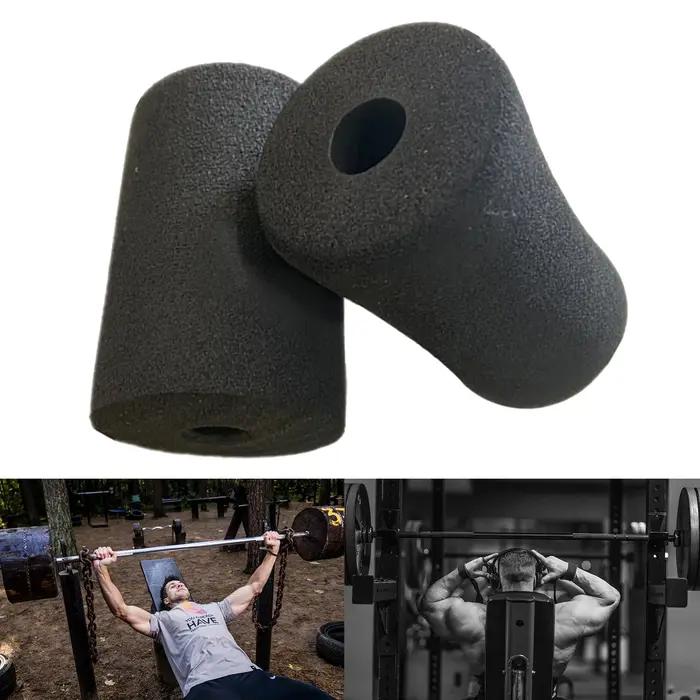 Coussinets de mousse pour pieds, 2 pièces, rouleaux de mousse noirs de remplacement pour Extension d
