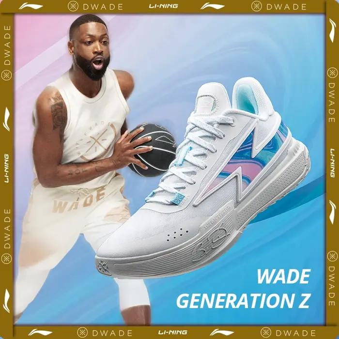 Li-ning hommes WADE GENERATION Z sur terrain chaussures de basket-ball respirant coussin doublure fi
