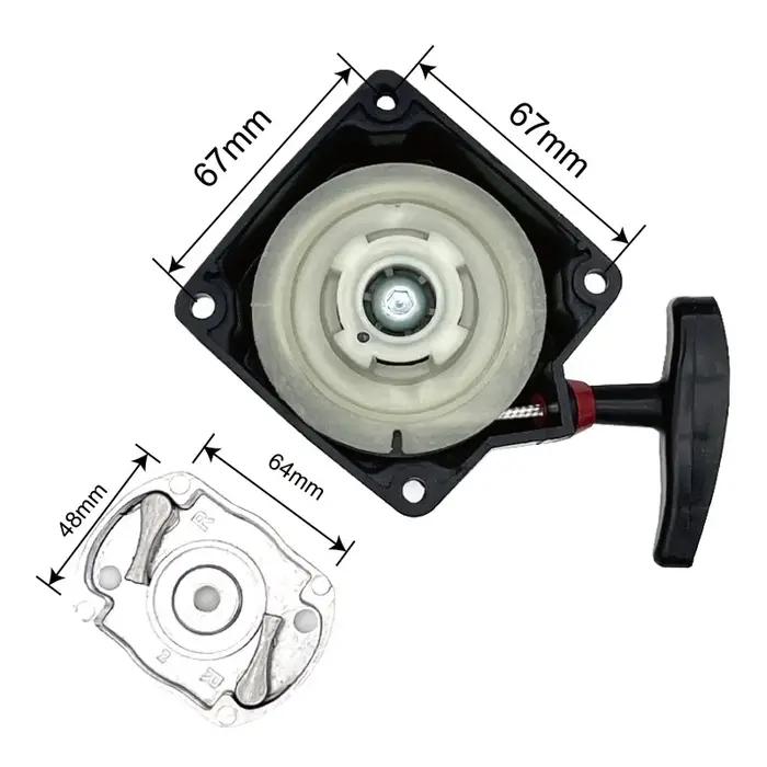 Kit de traction de démarreur à recul pour moteur de débroussailleuse 43CC 49CC 52CC