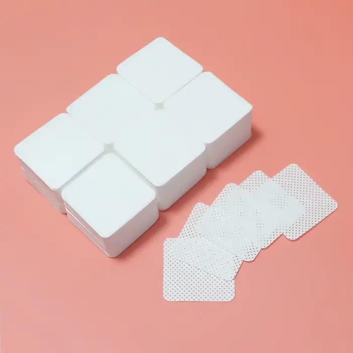 Lingettes pour ongles non pelucheuses, dissolvant de vernis à ongles, colle pour Extension de cils,