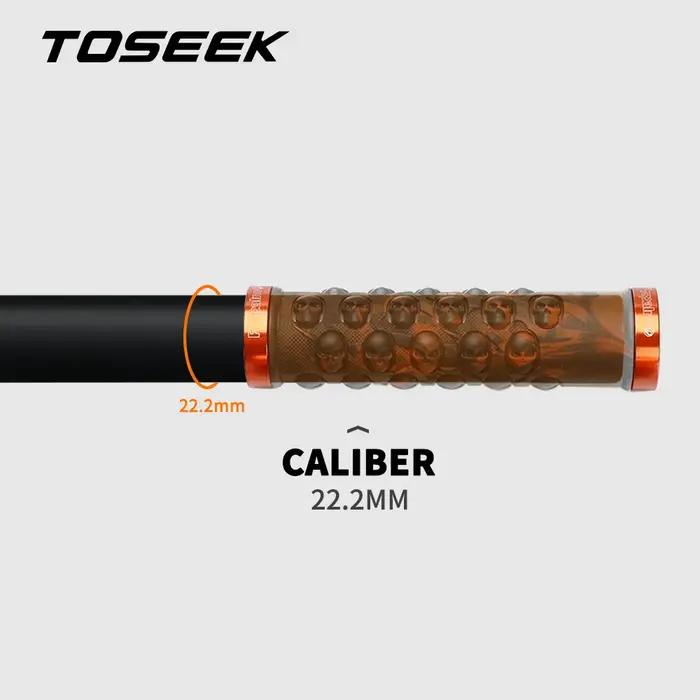 TOSEtransmith-Guidon de vélo entièrement en carbone, guidon horizontal de vélo pliant, noir mat, gui