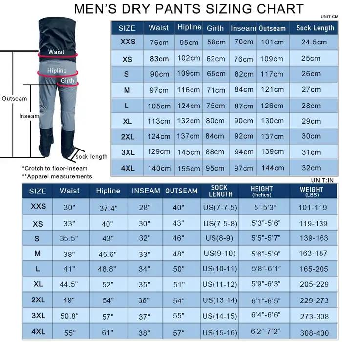 Pantalon de pataugeoire imperméable pour hommes et femmes, vêtements de bavoirs à sec, kayak, bateau