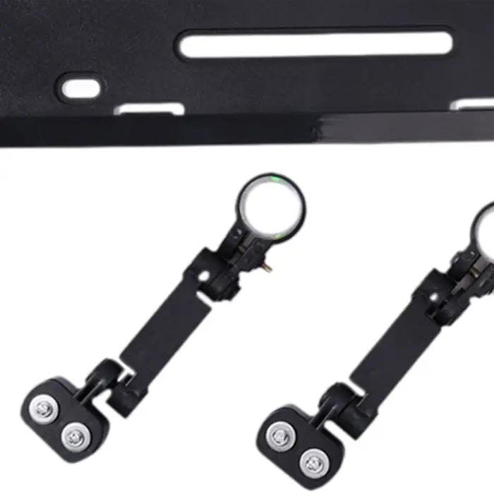 Support de plaque d'immatriculation auxiliaire accessoire universel pour porte-vélo arrière de véhicule léger professionnel assemblage simple installation facile sécurité道路交通安全辅助车牌支架后车架自行车装载必备配件安装简便轻松安全