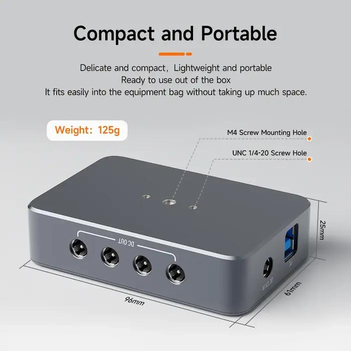Svbony SV241 astronomie Micro DC + USB HUB Box USB3.1 sortie de lecture haute vitesse et Interface t