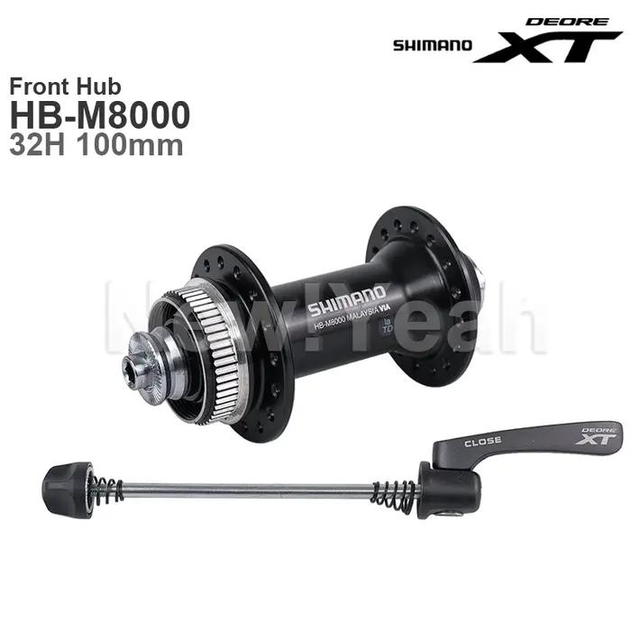 SHIMANO DEORE XT M8000 HUB Groupset Moyeu avant HB-M8000 100 mm et arrière FREEHUB FH-M8000 135 mm a