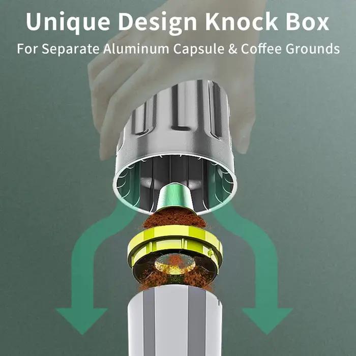 Boîte de recyclage de capsules de café, petite taille, outil Bungalow E27, délit