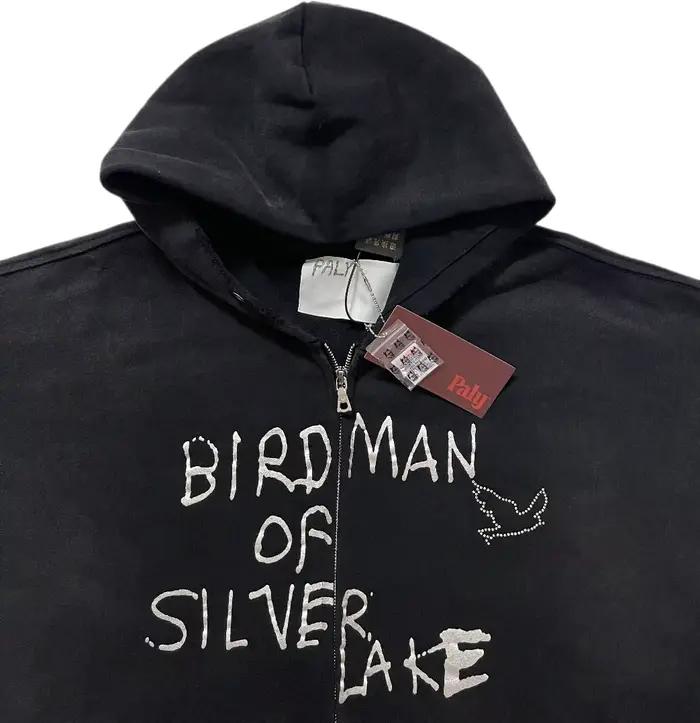 Trou Cardigan PALY broderie sweat à capuche hommes femmes haute qualité Vintage surdimensionné pull