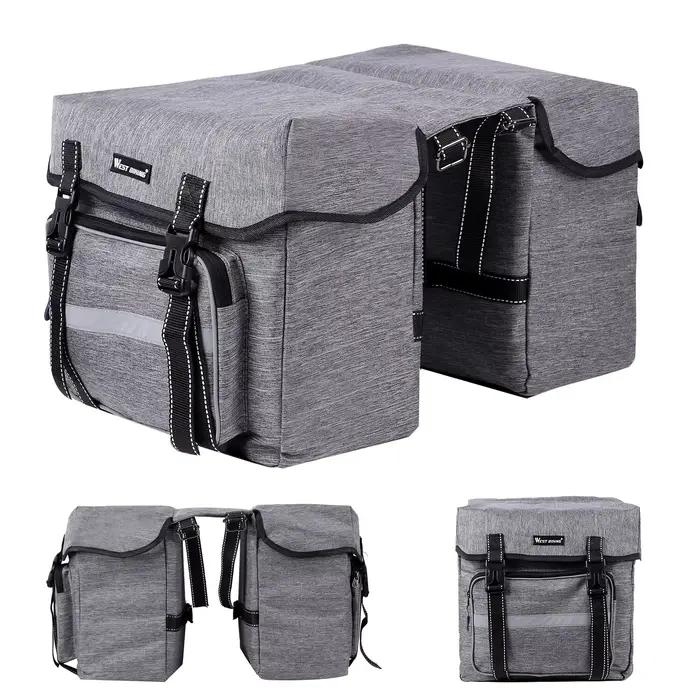 WEST VÉLO Vélo Siège Arrière Sac 25L Grande Capacité En Plein Air Porte Bagages Sacs Vélo VTT Route