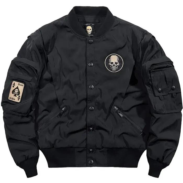 Veste de pilote Vintage américaine pour hommes, nouvelle tendance d'automne et de printemps, décontr