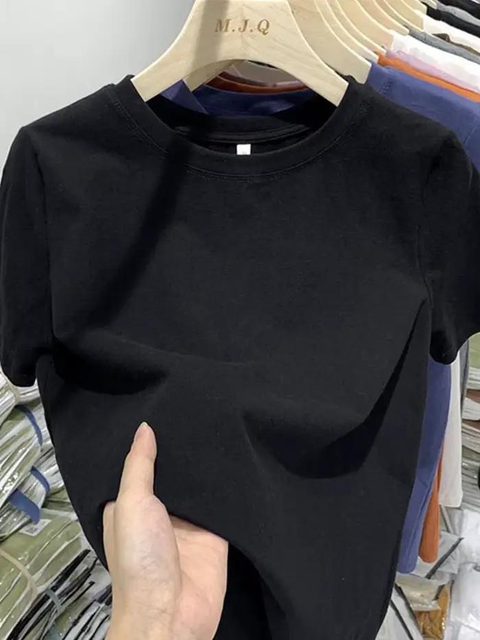 Femmes T-Shirt filles T-Shirt femme vêtements hauts coton T-Shirt femme à manches courtes printemps
