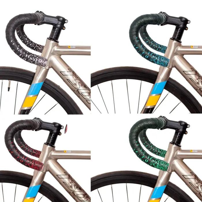 Ruban de barre de vélo de route Super collant Kush Star Fade bande de barre EVA/PU vélo anti-dérapan