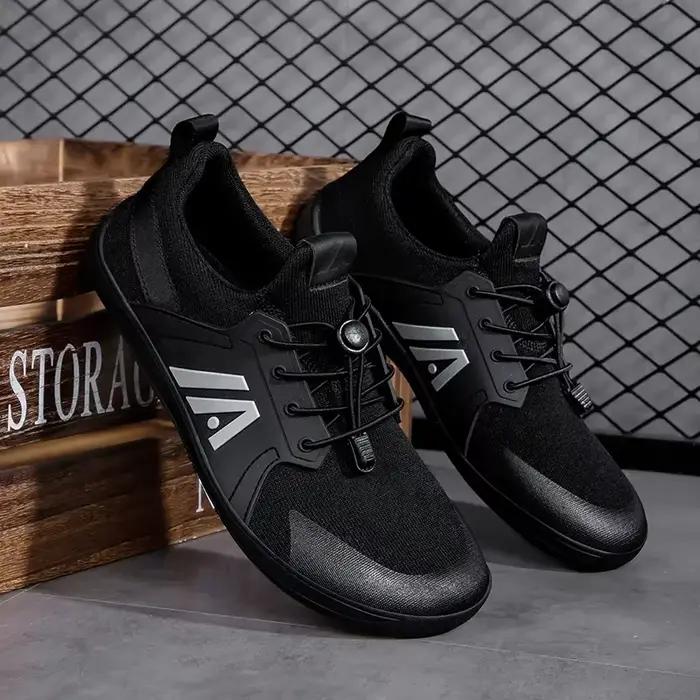 Baskets unisexes larges minimalistes pour hommes, chaussures de marche pieds nus, chaussures à bout