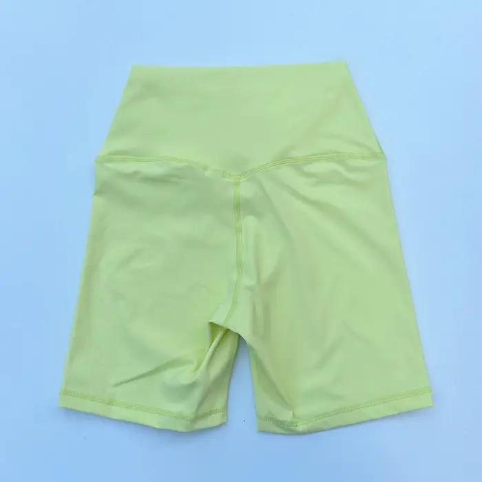 Short de sport taille haute pour femmes, short de Yoga, coupe cintrée, levage des fesses, course à p