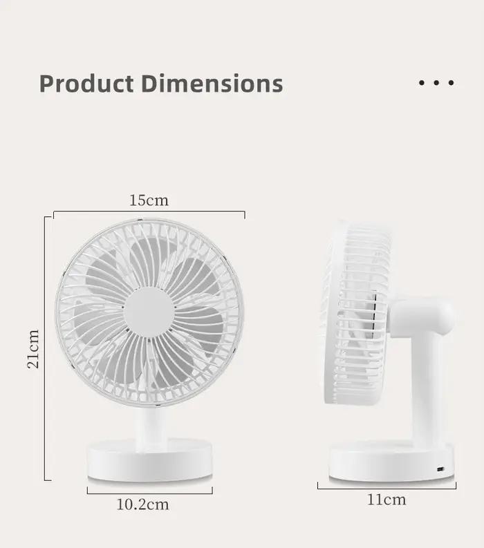 Mini ventilateur de Table USB 4 vitesses ventilateur de refroidissement de Table de bureau Portable