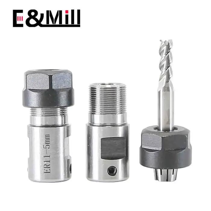 Bricolage ER11 ER16 ER20 ER25 3 3.175 4 5 6 6.35 7 8 10 12 14 Mm 16mm porte-outil de broche de moteu