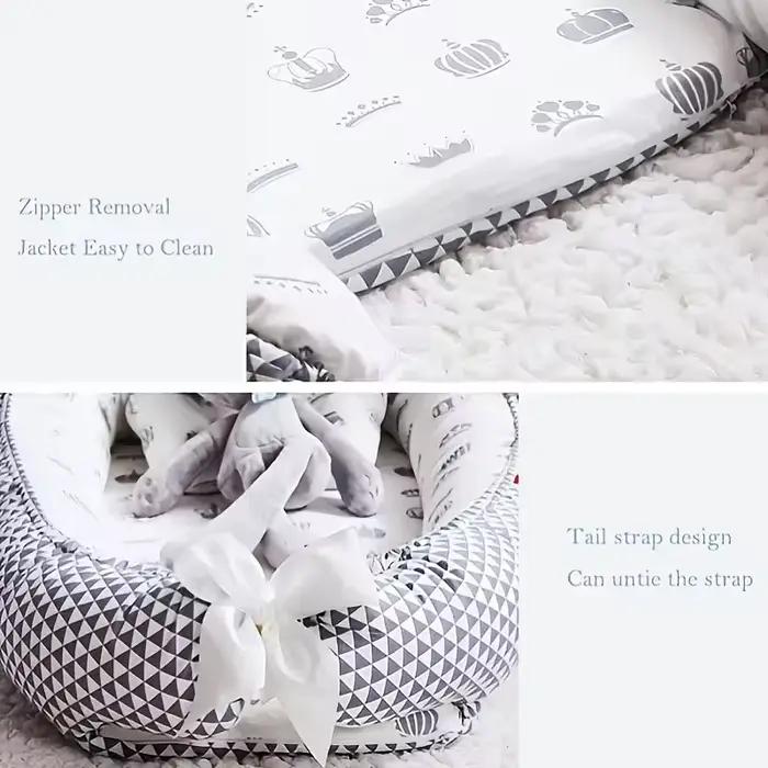 Noix de bébé en coton, berceau pour bébé, lit de bébé, couffin Portable, lit de voyage, pare-chocs a