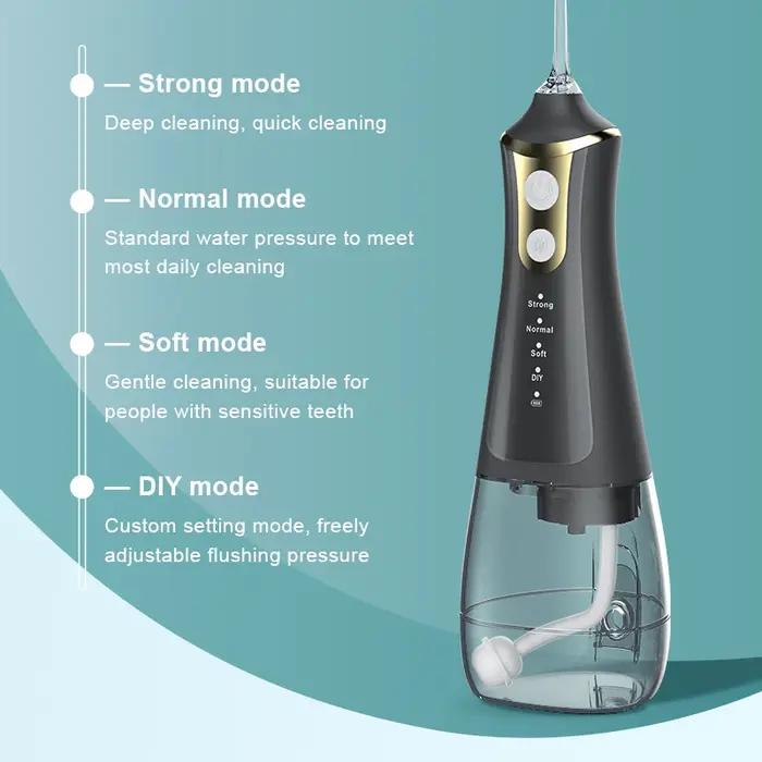 Irrigateur dentaire Xiaomi, mode DIY, 5 jets, irrigateur à eau, nettoyage buccal, machine à laver la