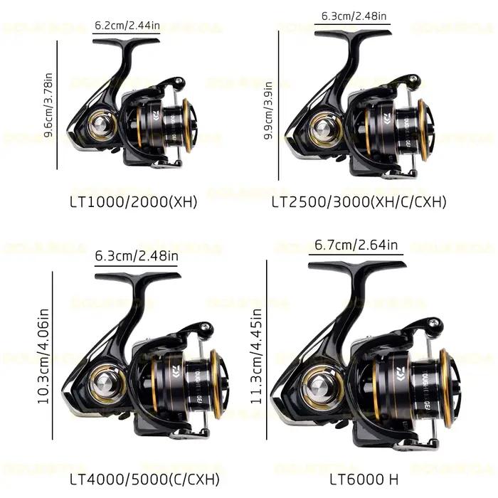 DAIWA-Moulinet LEGALIS CS LT 2021/2000/3000C/4000C Corps observateur 6 + 1BB LC-ABS Bobine Metail 5-