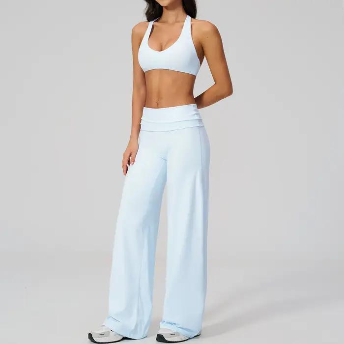 Ensemble de survêtement pour femme, mode estivale décontractée, dos élégant, ensemble 2 pièces sexy,