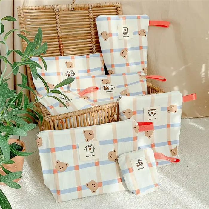 Sac de rangement étanche pour couches de bébé, 7 pièces/ensemble, organisateur de vêtements pour enf