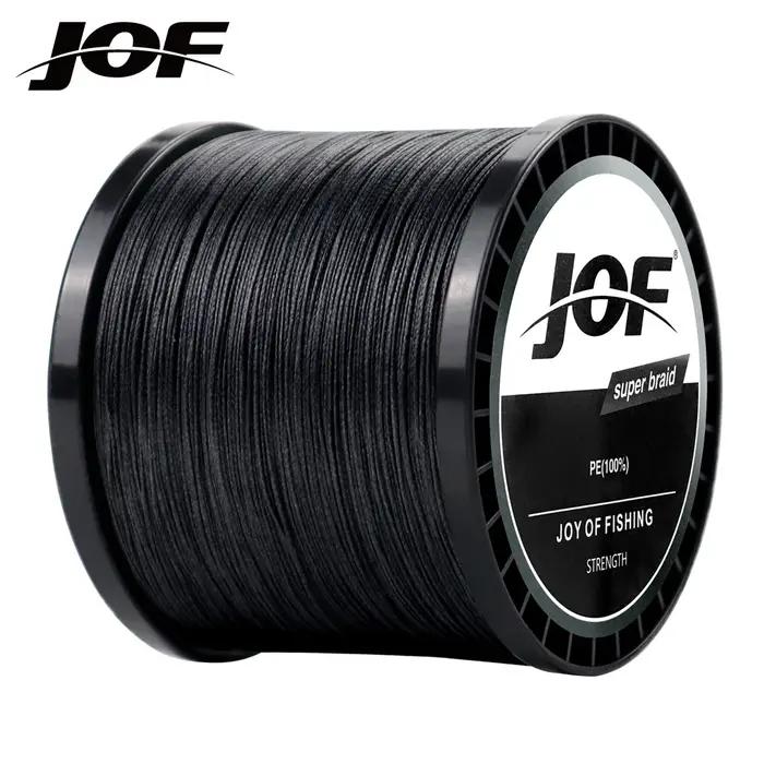 JOF-Ligne de pêche tressée à 4 brins, 1000m, 500m, 300m, Multimessieurs, Pêche à la carpe, Ligne PE,