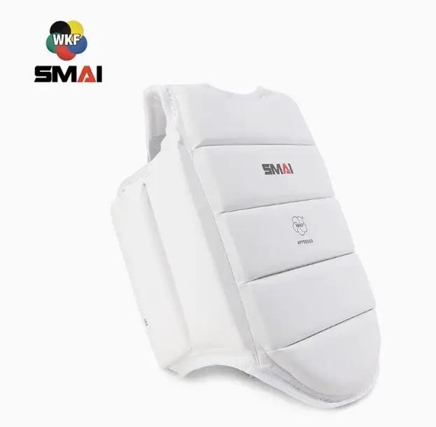 Protection poitrine karaté SMAI épaisse WKF - Équipement martial extérieur certifié sécurité