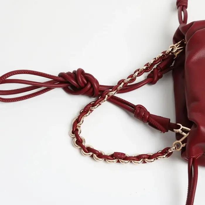 Sac nuage en cuir de vachette pour femme, sacs à main à bandoulière pour femme, cuir véritable Berga