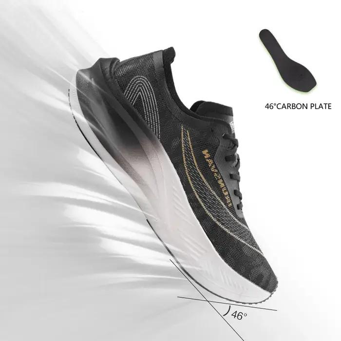 Chaussures de Course Homme IRUNSVAN Plaque Carbone - Marathon Stable Léger Rebond