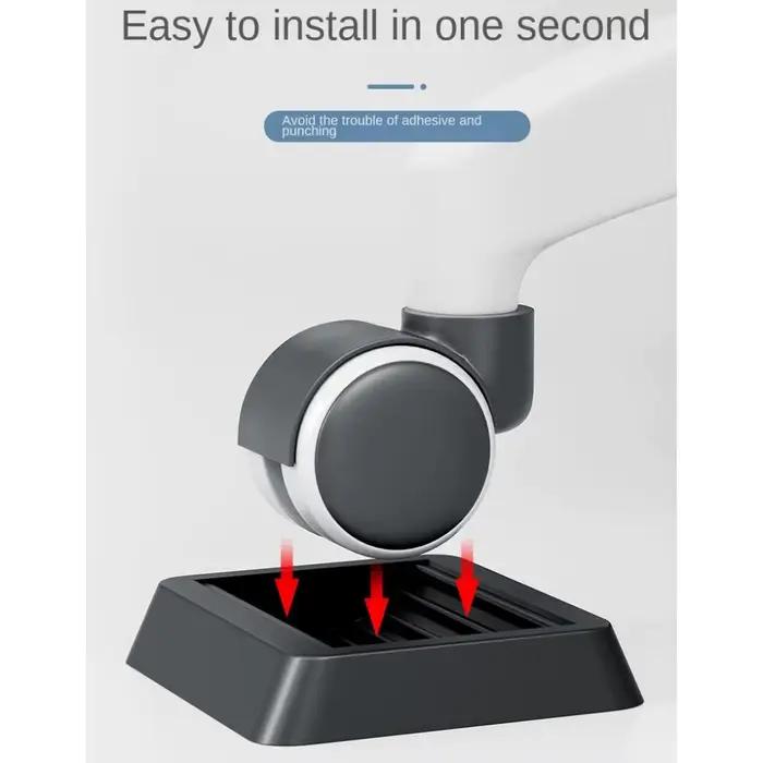Coussinets de fixation pour meubles et chaises de bureau, Anti-Vibration, antidérapants, tapis de pi