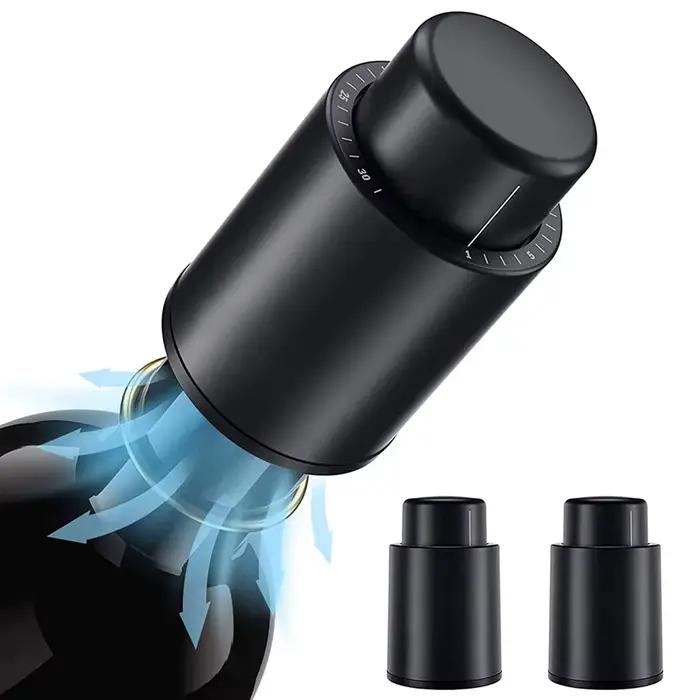 Bouchon de bouteille de vin sous vide, stockage scellé, bouchon de vin à mémoire de forme sous vide,