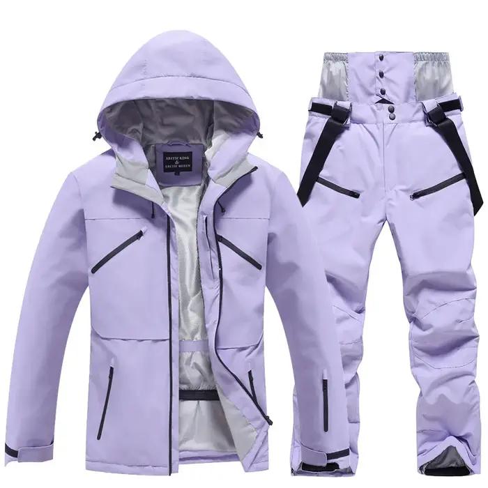 Combinaison de Ski pour hommes et femmes, nouvelle mode d'hiver, coupe-vent, imperméable, veste et p