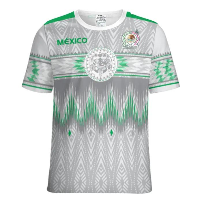 Maillot de football du Mexique pour hommes, maillot de football respirant à manches courtes, style é
