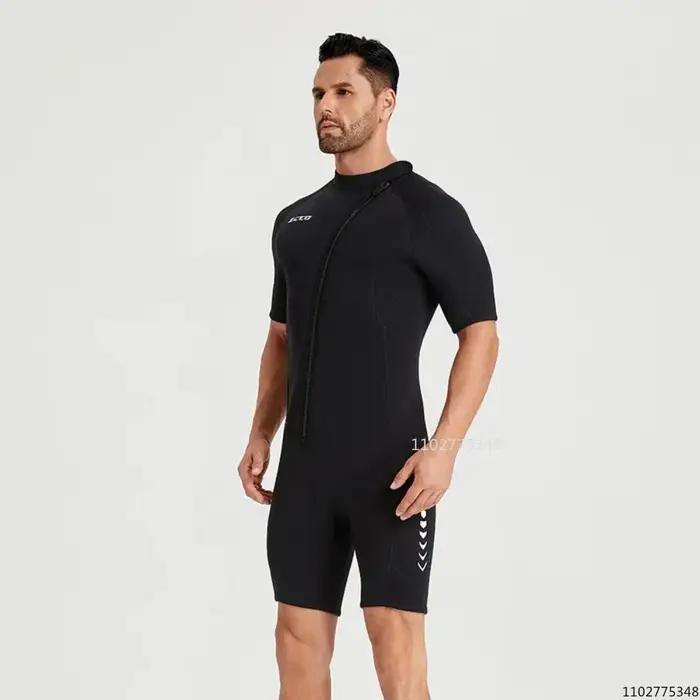 Combinaison de Surf en néoprène 3mm, maillot de bain à manches courtes, Kitesurf, combinaison de plo