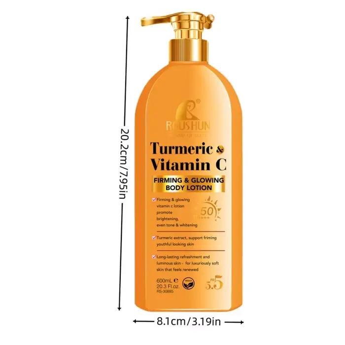 Curcuma VITAmin C crème solaire SPF50 Lotion pour le corps crème solaire 2-en-1 Lotion pour le corps