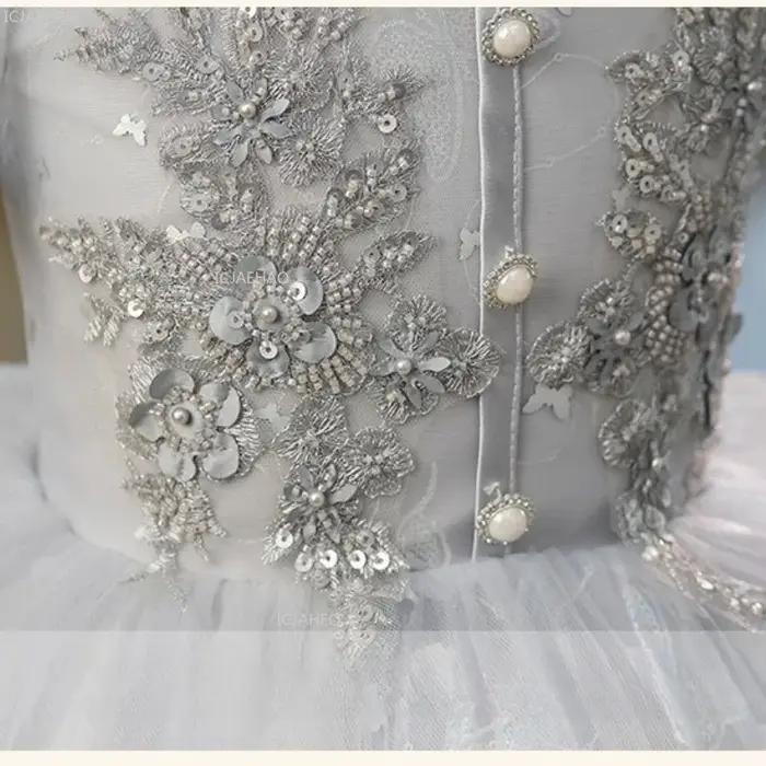 Robe de princesse pour filles, idéale pour anniversaire d'enfants, spectacle de piano, soirée, ou co